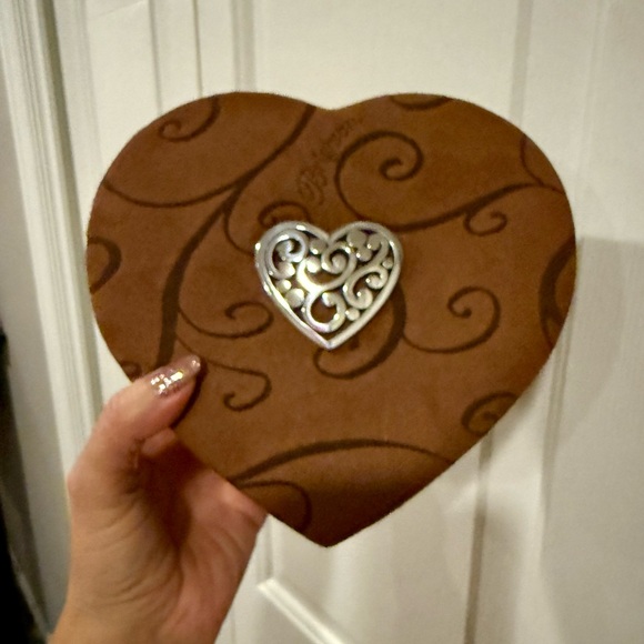 Brighton Suede Heart Shaped Jewelry Box - Picture 11 of 11
